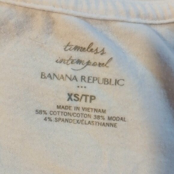 Banana Republic Factory Women's Timeless Intemporal White Tank SZ XS GUC - Picture 5 of 5